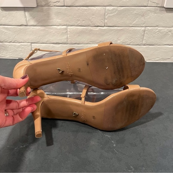 Thalia Sodi sz 11 Darria2 tan vegan strappy heeled sandals - Picture 12 of 16